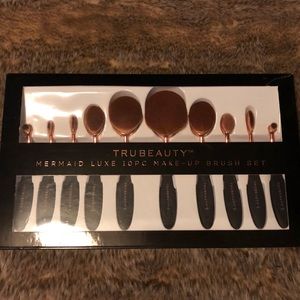 TruBeauty Mermaid Luxe 10pc Make-Up Brush set